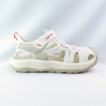 LOTTO LT5AWS9331 悠活 護趾涼鞋 女款 運動涼鞋 護趾 米【iSport愛運動】