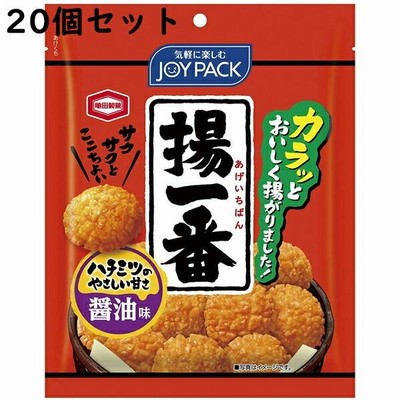 【送料無料】揚一番　ハチミツのやさしい甘さ醤油味　76g×20個セット （発送にお時間をいただく場合がございます。） 【北海道・沖縄は別途送料必要】
