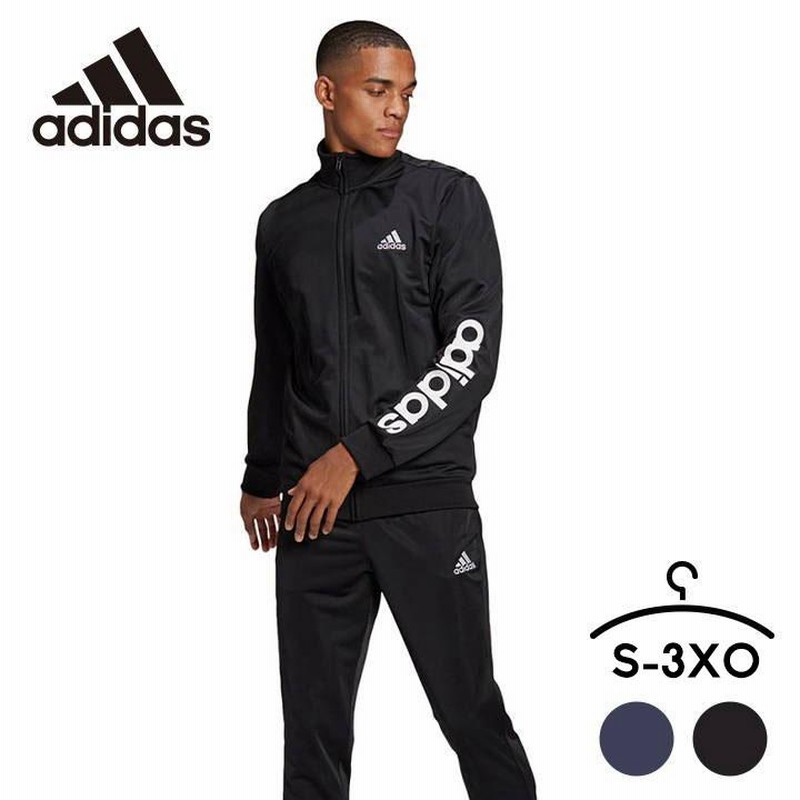 アディダス ジャージ 上下 メンズ 大人 スポーツウェア ロング 長袖 上下セット 大きいサイズ S M L O Xo Xl Xxl リニアロゴ トラックスーツ ブランド 通販 Lineポイント最大0 5 Get Lineショッピング