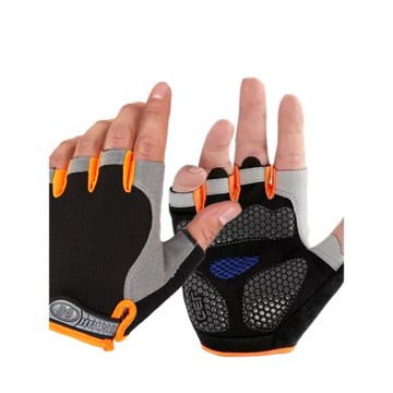 兒童手套半指網布透氣減震氣墊防滑運動健身跑步單杠輪滑騎車薄款