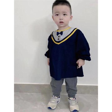 寶寶罩衣防水防臟嬰兒童吃飯反穿衣秋冬長袖洋氣外穿圍裙兜男護衣