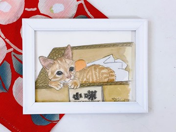 People Pet 寵物畫像委託  / 7吋附畫框 / 單毛孩賣場 /狗狗 /貓