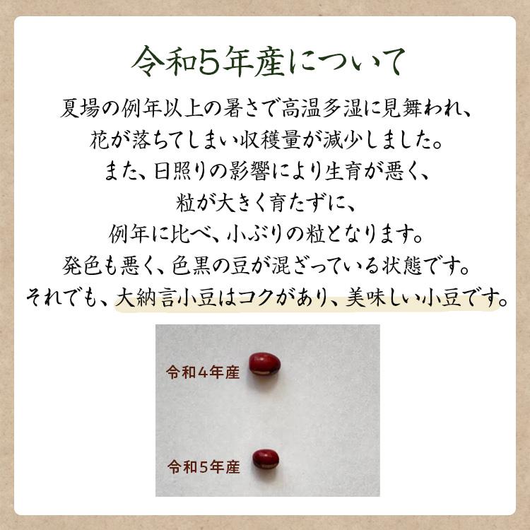 新豆 300g 大納言小豆 北海道産 とよみ大納言 令和5年産 大粒小豆 レシピ付 ぜんざい お赤飯に