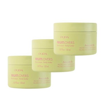 PUPA 酪梨滋潤身體乳霜 150ml*3入組(公司貨)