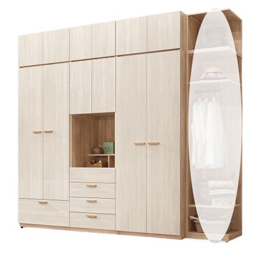 【MUNA家居】葛瑞絲7X8尺衣櫥