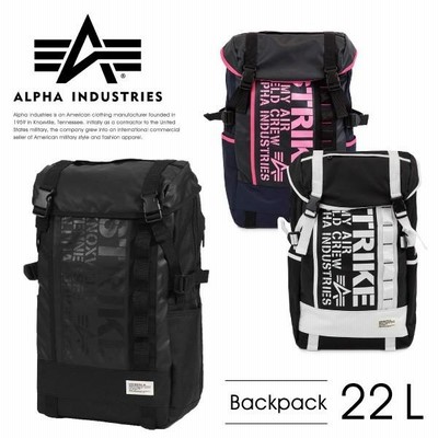 【未使用タグ付き】Alpha Industries リュックサック 22L 黒 楽天市場】ALPHA INDUSTRIES [91140] スクエアリュック 22L