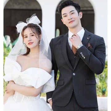 新款春秋季韓版修身婚禮新郎結婚西裝男套裝伴郎團禮服西裝三件套