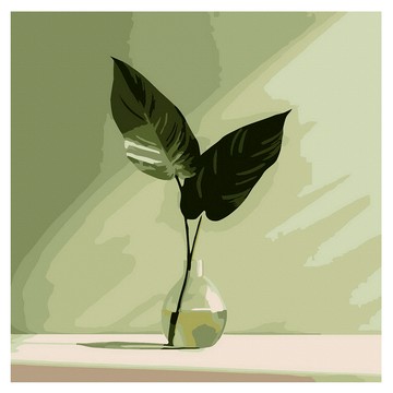 ArtLife 藝術生活 DIY 數字油畫 含框 AQ023 20 x 20cm  1組  綠意盎然