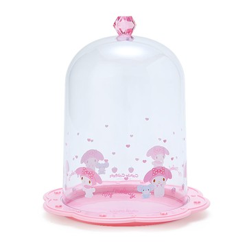 asdfkitty*美樂蒂 透明展示罩-放玩偶.首飾.永生花.或蛋糕甜點-日本正版商品