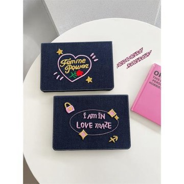 立體牛仔刺繡ipad10布藝保護套9.7寸11pro平板air4迷你7帶筆槽硅膠ipad9保護殼10.2英寸書本翻蓋第6代軟殼