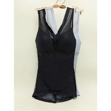 韓國塑身衣收腹束腰美體背心帶胸罩免穿文胸塑身衣無痕美背