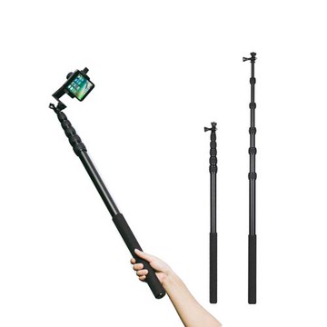 5米超長自拍桿多功能通用手機拍攝伸縮延長vlog自拍神器支架適用大疆gopro相機旅游手持加長攝影金屬棍桿