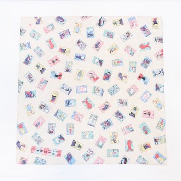 京都手帕-妖怪系列-百鬼圖鑑(米/黑)