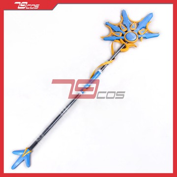 79cos刀塔2 dota2水晶室女冰女冰晶彗星禮服手杖精品cosplay道具