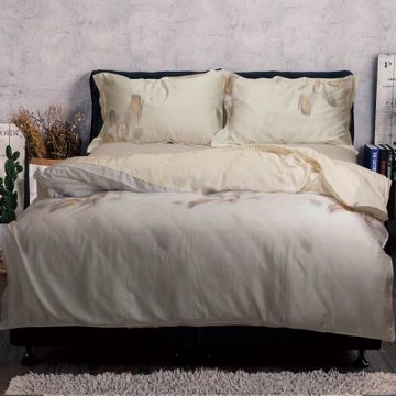 FOADI 60s100% 萊賽爾/天絲/涼感/四件式兩用被床包組(加大-序羽)