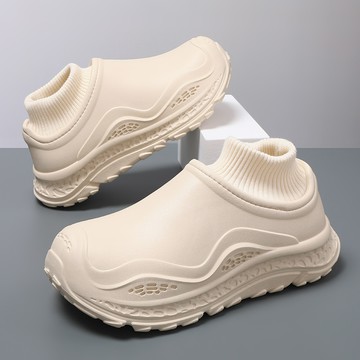 【超夯現貨免運】哥弟冬季新款加絨保暖拖鞋 男款厚底防滑外穿棉拖 情侶款CP值必買