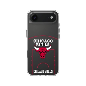 iPhone Air Clear Case（相機按鈕） 透明 - NBA - 球場系列-芝加哥公牛 Chicago Bulls - Court