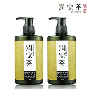 【TEAPOWER 茶寶】潤覺茶 茶樹綠茶輕感淨化洗髮露350ml(2瓶組)