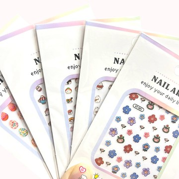 ✨桃園出貨✨兒童指甲貼紙防水無毒美甲貼貼紙公主小朋友玩具貼紙自粘立體貼畫