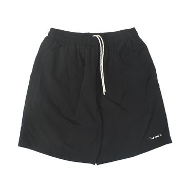 簡約 基礎復古舒適水洗薄款短褲 多色日常休閑寬松抽繩五分褲2012