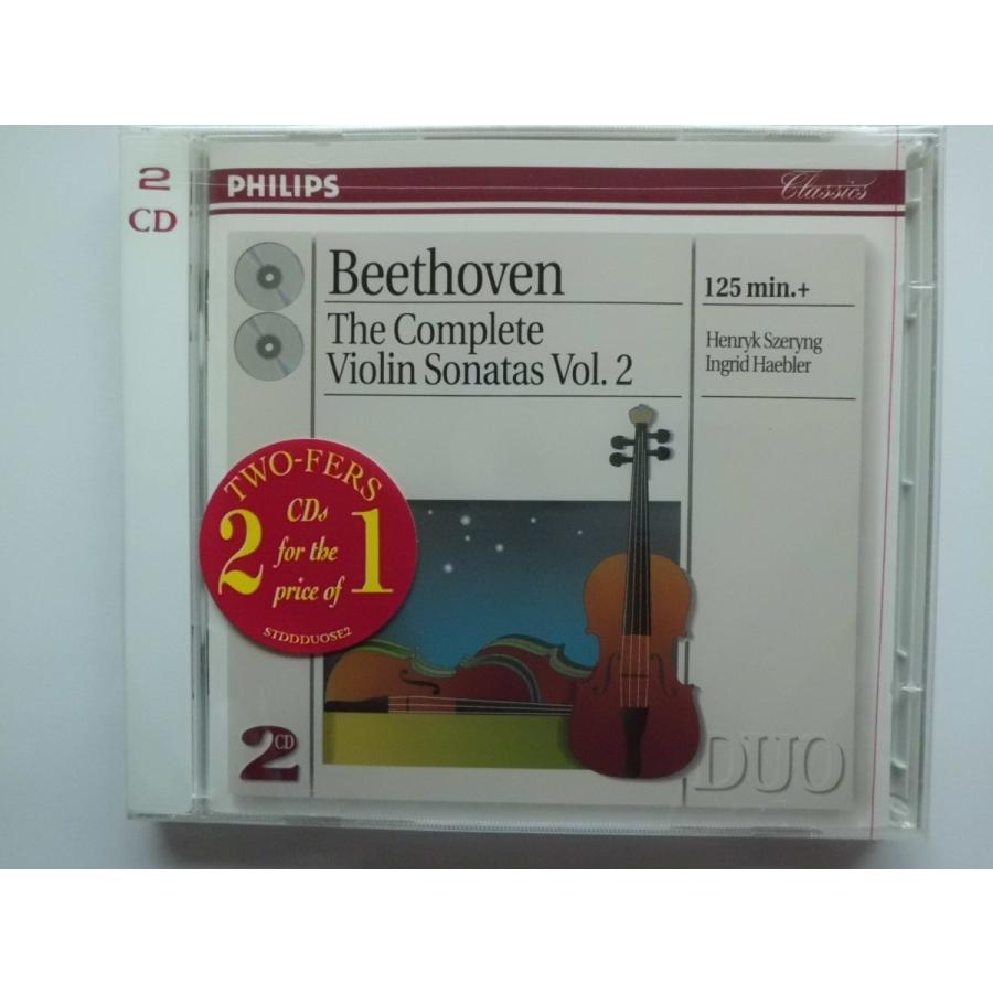 Beethoven   Complete Violin Sonatas Vol.2   Szeryng, Haebler CDs    CD