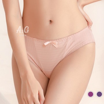 A2G®【清爽條紋】涼感少女親膚內褲︙27-33腰圍︙1366