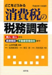 どこをどうみる消費税の税務調査 個人・法人から医療機関・不動産管理会社まで 平成22年11月改訂