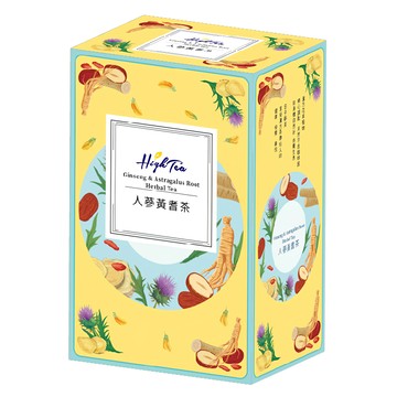 High Tea 伂橙 漢方茶 人蔘黃耆茶 溫潤補氣 無咖啡因 獨立茶包  4g  8包  1盒