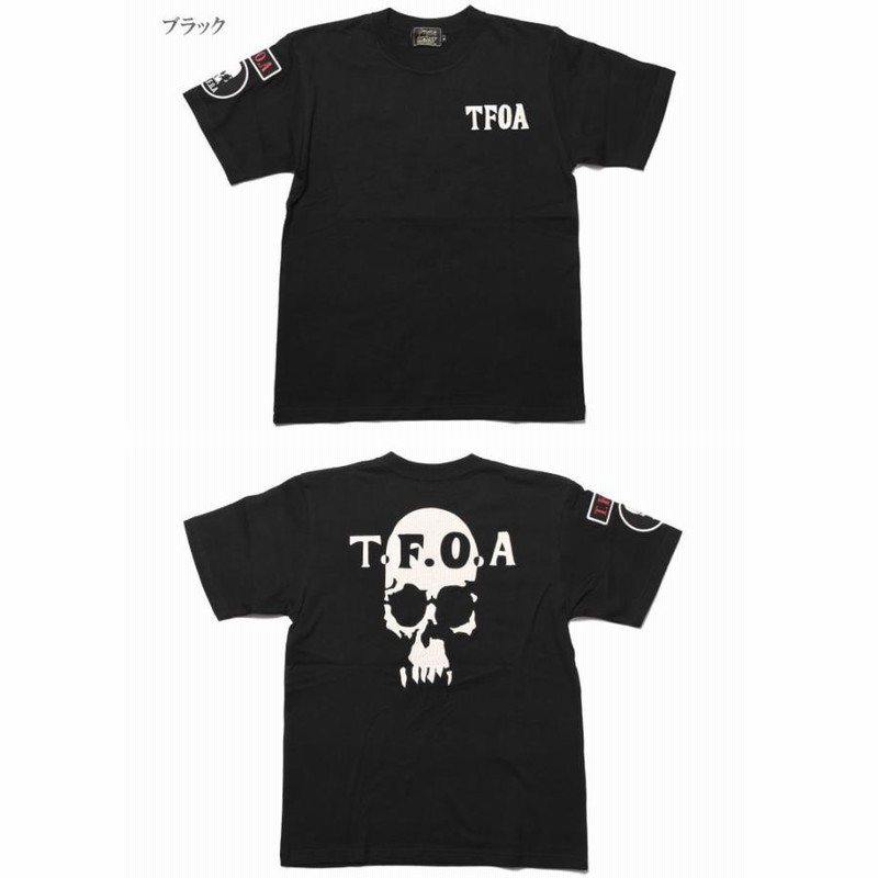 クローズ ワースト CROWS WORST Tシャツ T.F.O.A 六代目武装戦線モデル 6thスカル 刺繍＆ワッペン 半袖Tシャツ  CRST-2202 | LINEブランドカタログ