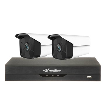 KingNet 網路監視器套餐 NVR   6路2支監控套餐 H.265+ 500萬監控主機 5MP鏡頭 POE鏡頭  內建聲音 防水 手機遠端 XVR DVR 紅外線夜視 攝影機 IP 攝影機