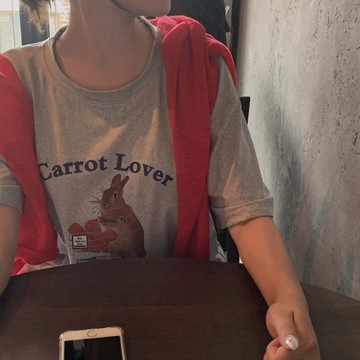 Vuja de 純棉 t恤 短袖衣服 上衣 oversize T恤 潮流衣服 夏天衣服 ins風 卡通印花上衣 寬鬆