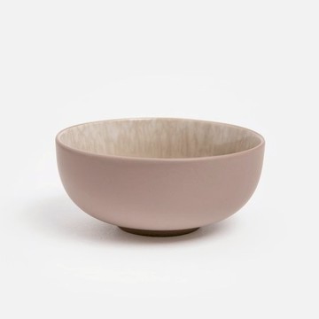 查莉陶瓷碗11.4cm 渲紋淺棕