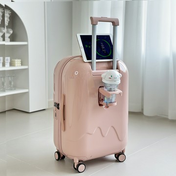 大魚箱包雪糕拉桿箱24寸多功能行李箱女萬向輪登機密碼旅行箱男20 森馬先生旗艦店