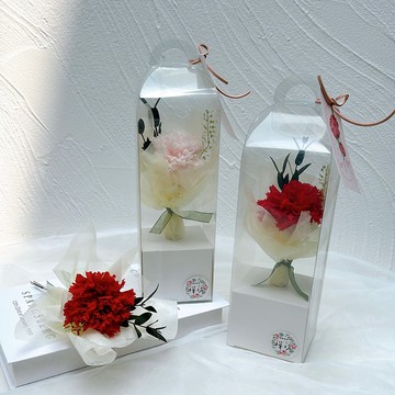 樺坊/母親節花束花盒/永生康乃馨/迷你花束/花禮
