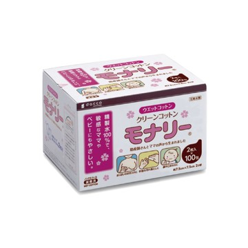 日本Osaki Dacco三洋 MONARI清淨棉 100入