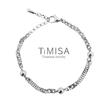TiMISA《鈦度三元素(S)》5mm 純鈦手鍊