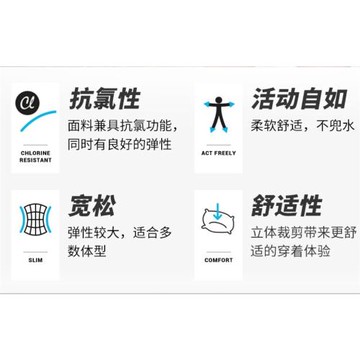 夏季新款五分游泳男款大碼平角泳褲溫泉游泳裝備專業尷尬防泳褲男