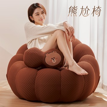 【OGAWA】LINE FRIENDS聯名泡泡按摩沙發｜熊尬椅OF-3588 │熊大、按摩器、按摩枕、按摩用品、溫熱