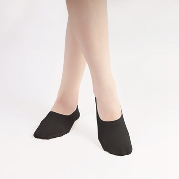 3D立體縫製提耳防滑隱形襪 - L黑