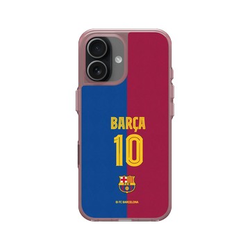 iPhone 17 Clear (相機按鈕) 晶醺玫 - FC Barcelona - BARÇA 10