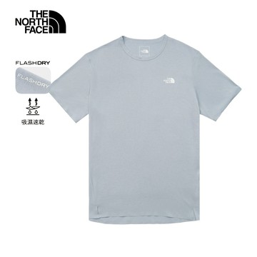 男款灰色FLASHDRY速乾短袖T恤｜8BYJFM2