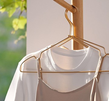 日本霜山 耐候防鏽太空鋁金屬衣架-12入