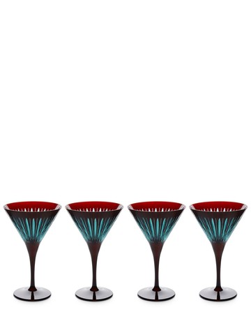 Set Of 4 Martini Glasses