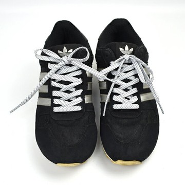 鞋帶 反光千鳥紋扁鞋帶-白【NZG33】