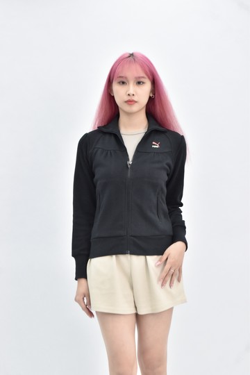 (S) puma 棉質長袖黑色外套