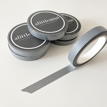 7mm 和紙膠帶 【 黑色 】