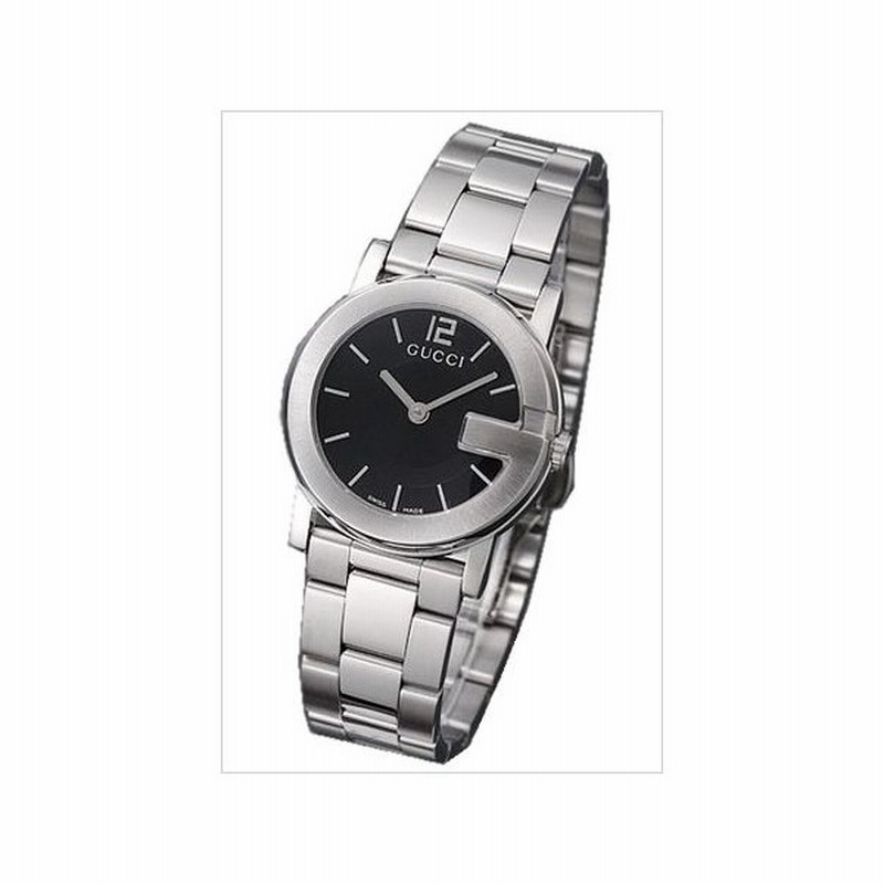 GUCCI Gラウンド YA101505 楽天市場】グッチ GUCCI Gラウンド YA101505 ブラック文字盤 SS