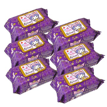 加厚型 酷洛米加厚超純水柔濕巾3D壓花(80抽)-6包