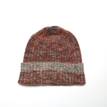 童/成人喀什米爾暖咖綠純羊絨100%反摺瓜皮帽純羊毛帽子|極簡風格