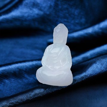 冰種翡翠佛祖 | 裸石 | 鑲嵌 | 天然緬甸玉翡翠A貨 | 送禮